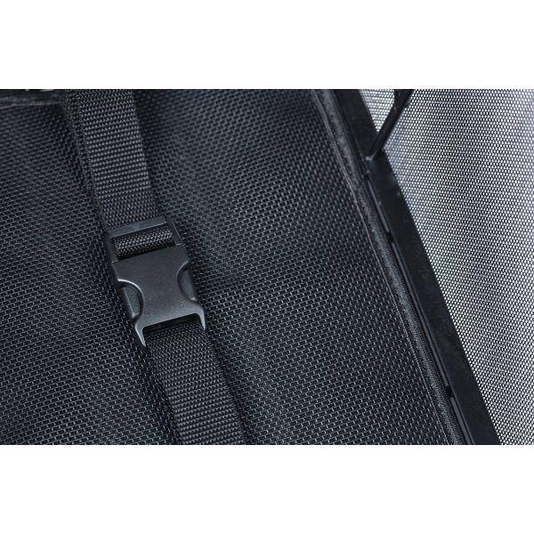 Basil Fietsmand Cento Tech Fiber Nordlicht Mik - Achterop - Massief Zwart - Le Coq Wielerartikelen