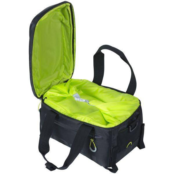 Basil bagagedragertas Miles, 7 liter, 32x19x21 cm, stevige tas voor bagage en reisaccessoires