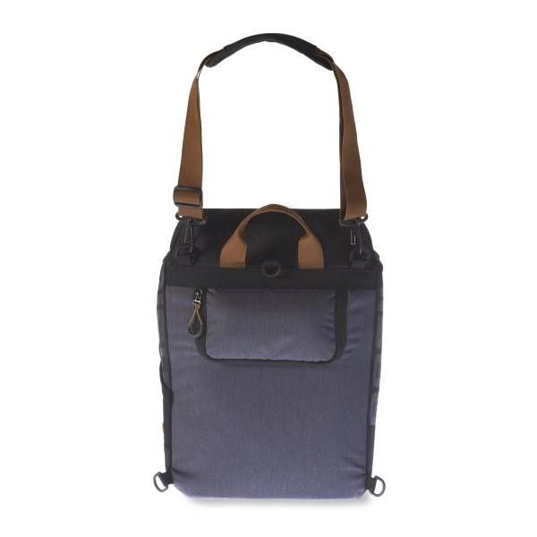 Basil Miles Daypack fietsrugzak met 17 liter capaciteit, zwart met reflecterende details, geschikt voor fietsers en dagelijks gebruik
