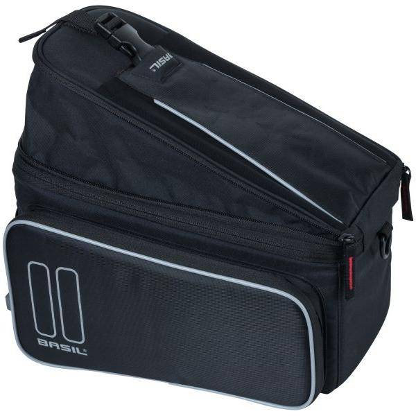 Basil Bagagedragertas Sport Design Trunkbag Mik 7 Tot 15 Liter 36 X 26 X 18 Cm - Zwart - Le Coq Wielerartikelen