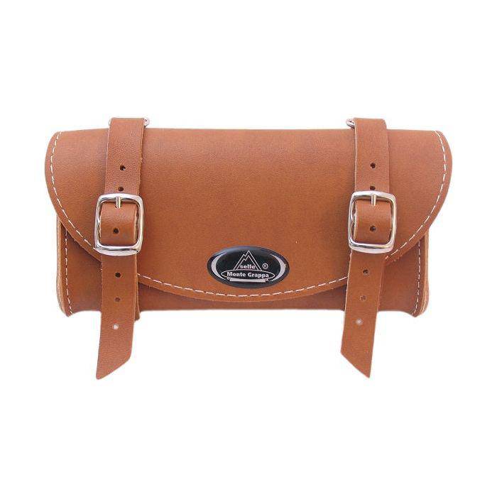 Monte Grappa Zadeltas Monte Grappa Leer - Le Coq Wielerartikelen