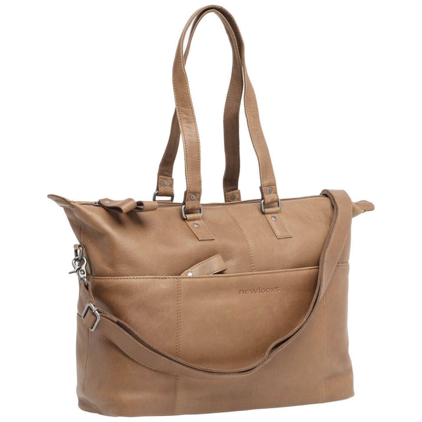 New Looxs Fietstas Verla 34 X 18 X 44Cm 21 Liter - Gemaakt Van Luxe Leer - Le Coq Wielerartikelen