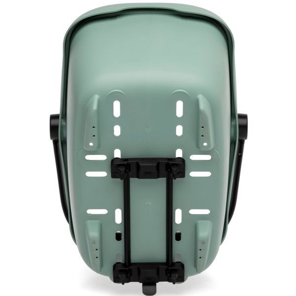 Nieuwe Looxs Clipper RT 28 liter fietsmand op bagagedrager, stevige en ruime fietskrat voor dagelijks gebruik.