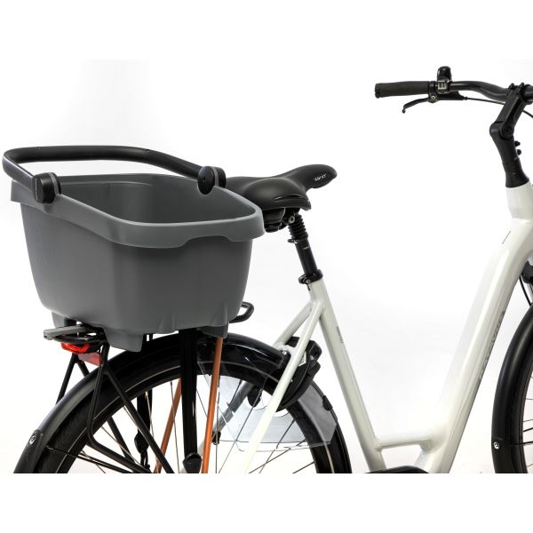 New Looxs Clipper 28 liter anthraciet fietsmand - Le Coq Wielerartikelen
