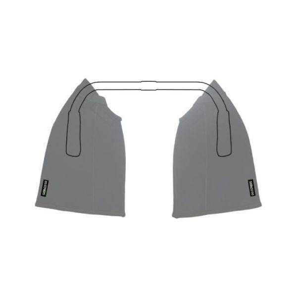 Handmof Ds Covers Arcs - Curved - Zwart - Le Coq Wielerartikelen
