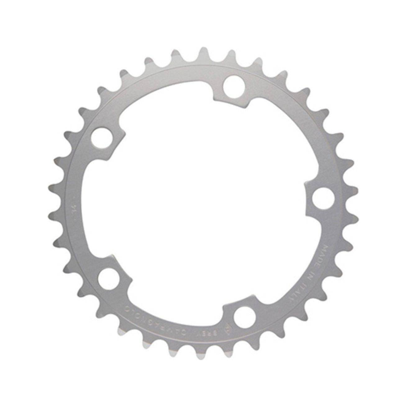 Kettingblad Campagnolo Veloce FC-VL534 Compact 10V 34T Steek 110mm Zilver - Le Coq Wielerartikelen