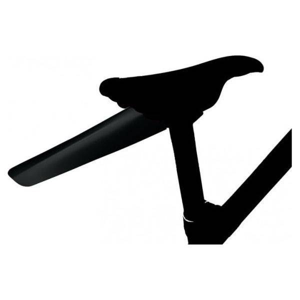 Zadelspatbord Velox Clip-On Dubbele Vouw - Zwart - Le Coq Wielerartikelen