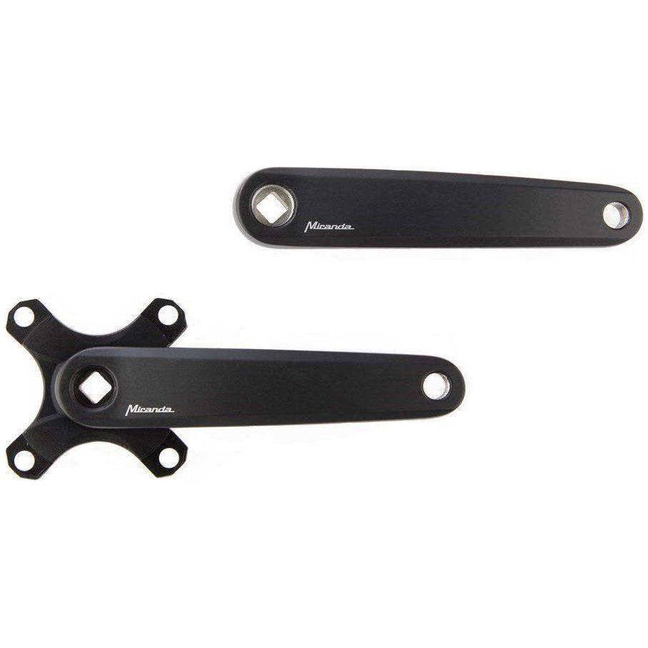 Crankset Miranda Delta Bcd 104 Gates 170Mm - Mat Zwart - Le Coq Wielerartikelen