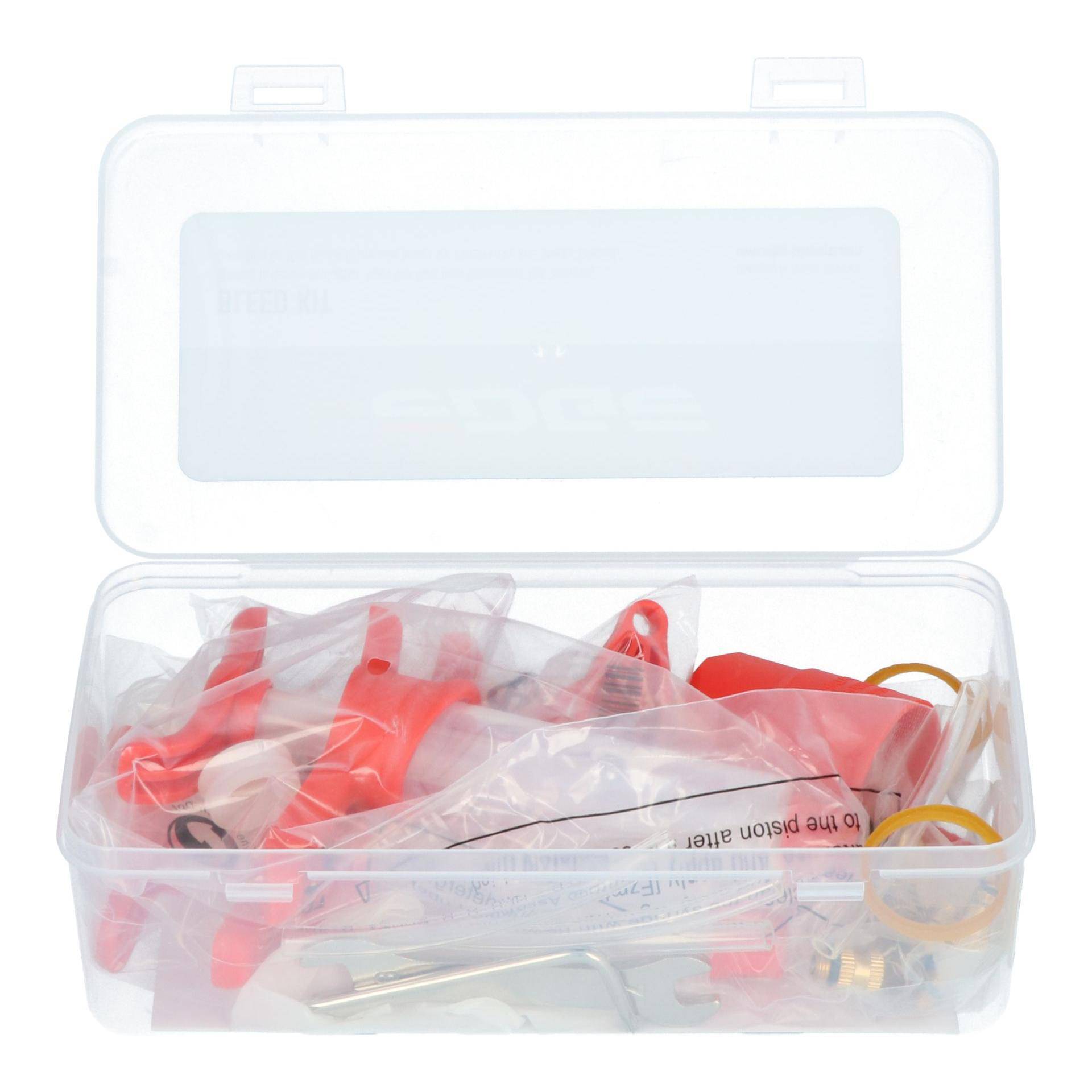 Ontluchtingsset Schijfrem Edge Luxe - Met Metalen Adapterset - Le Coq Wielerartikelen