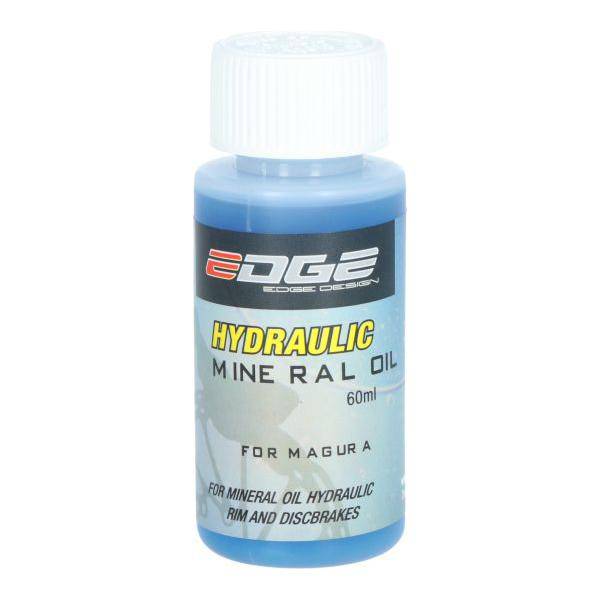 Edge Magura rem ontluchtingsset met minerale olie, 60 ml, voor het onderhouden en ontluchten van remsystemen.