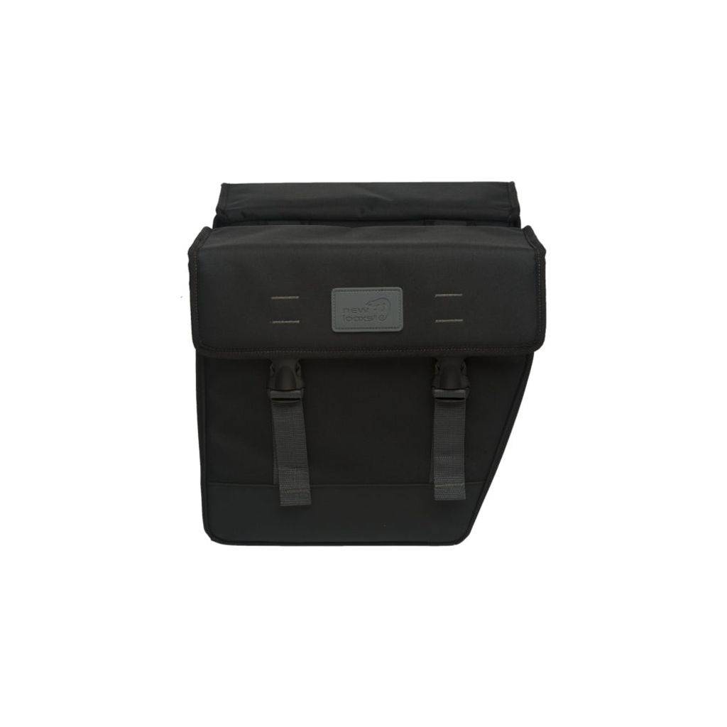 Dubbele Fietstas New Looxs Origin Hybride Schuin Zwart 33 Liter - Le Coq Wielerartikelen