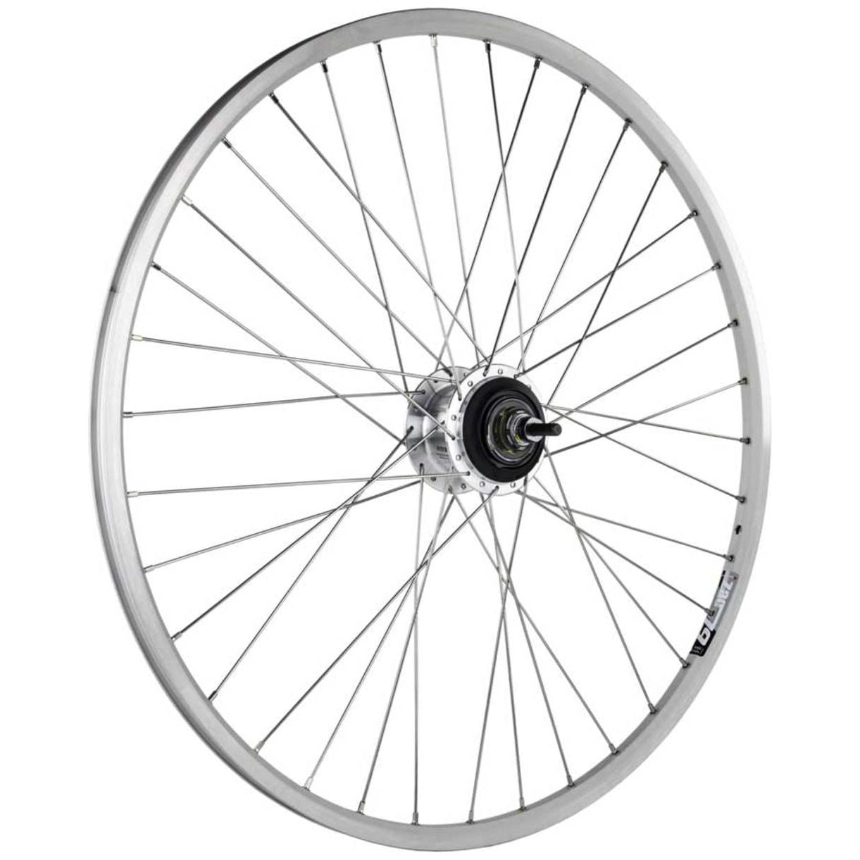 Achterwiel 28x13/8 Zac19 Nexus 7 Aluminium 24mm Rollerbrake 7V Zilver - Le Coq Wielerartikelen