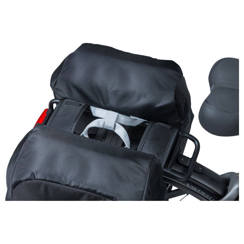 Basil Dubbele Fietstas Miles Double Bag 34 Liter 34 X 19 X 43 Cm - Le Coq Wielerartikelen
