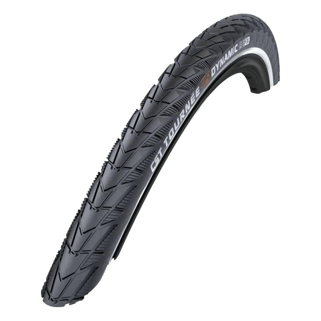 CST Buitenband 28" Tournee Dynamic- Zwart Met Reflectie - Le Coq Wielerartikelen