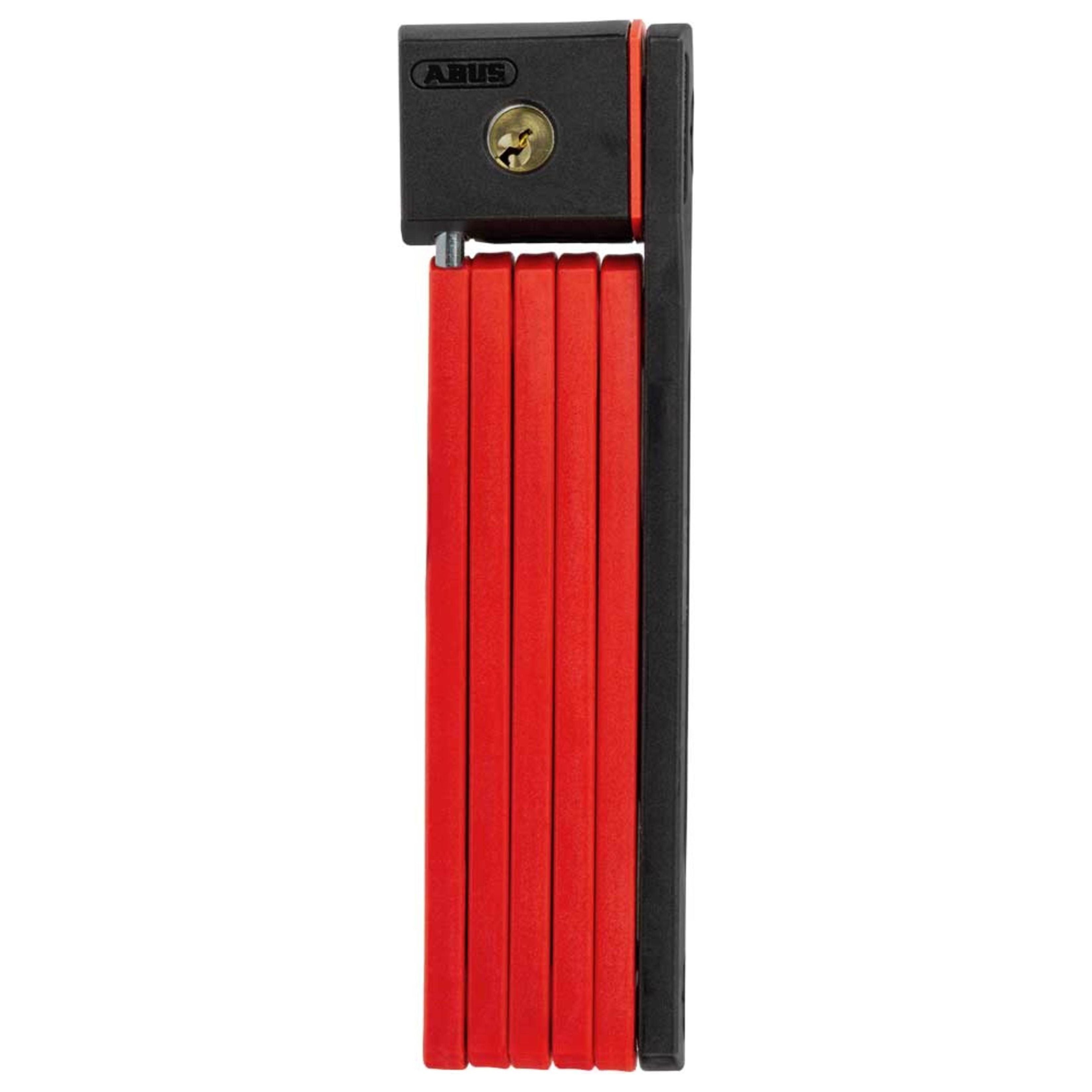 Abus Bordo Ugrip 5700 vouwslot van 80 cm met zachte grips en afsluitbaar mechanisme, ideaal voor fietsbeveiliging