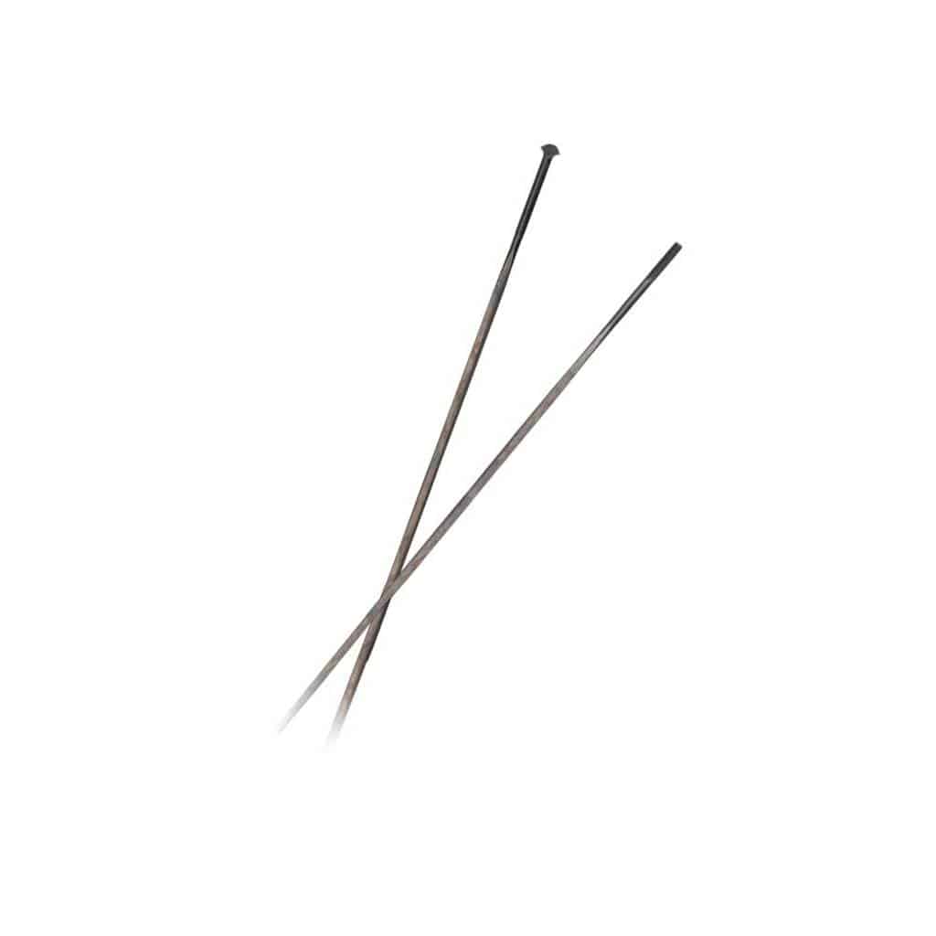 Spaakkit DT Swiss ARC1400 Dicut 48 Voor + Achter Zwart Set a 6 Stuks - Le Coq Wielerartikelen