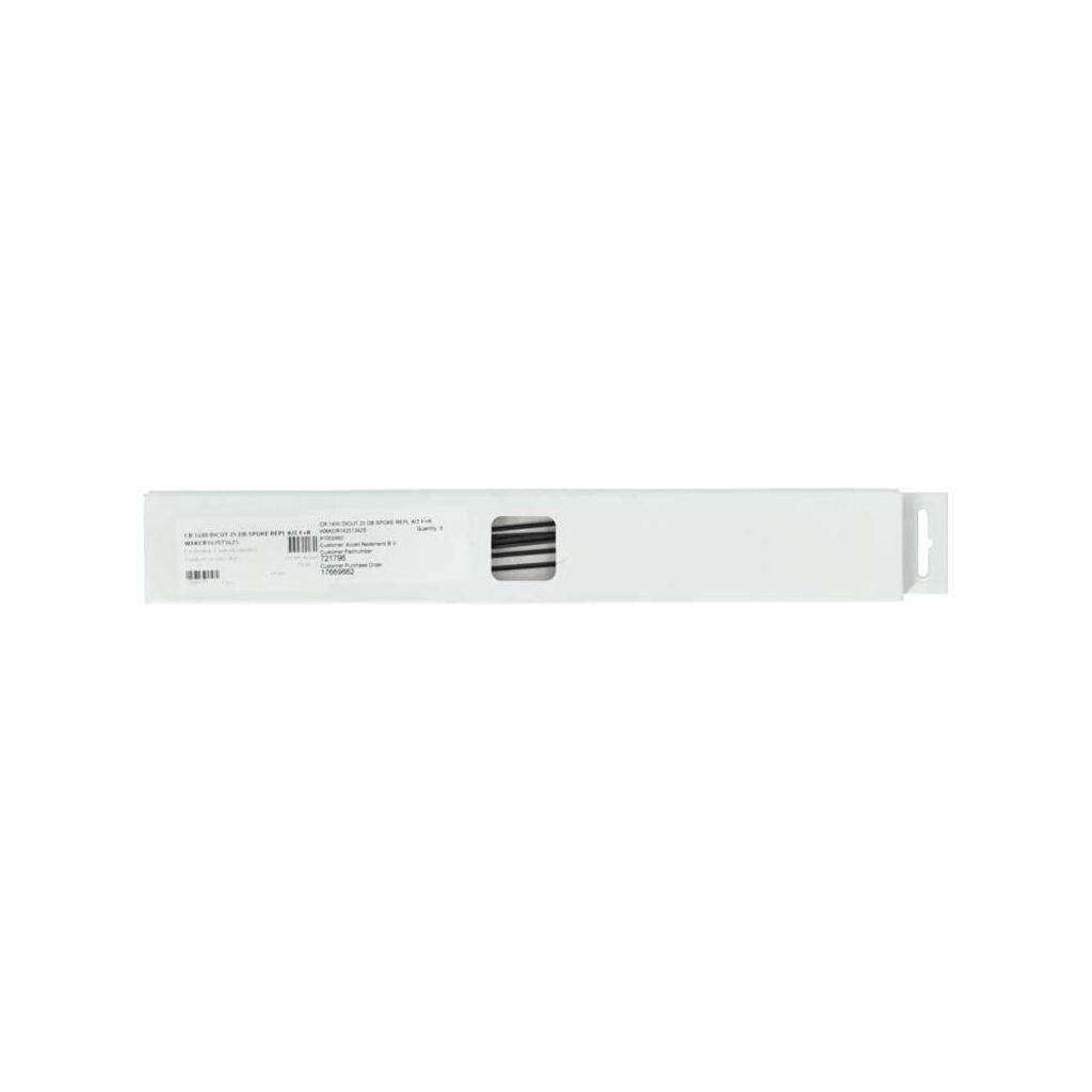 Spaakkit DT Swiss CR1400 Dicut 25 DB Voor + Achter Zwart Set a 8 Stuks - Le Coq Wielerartikelen
