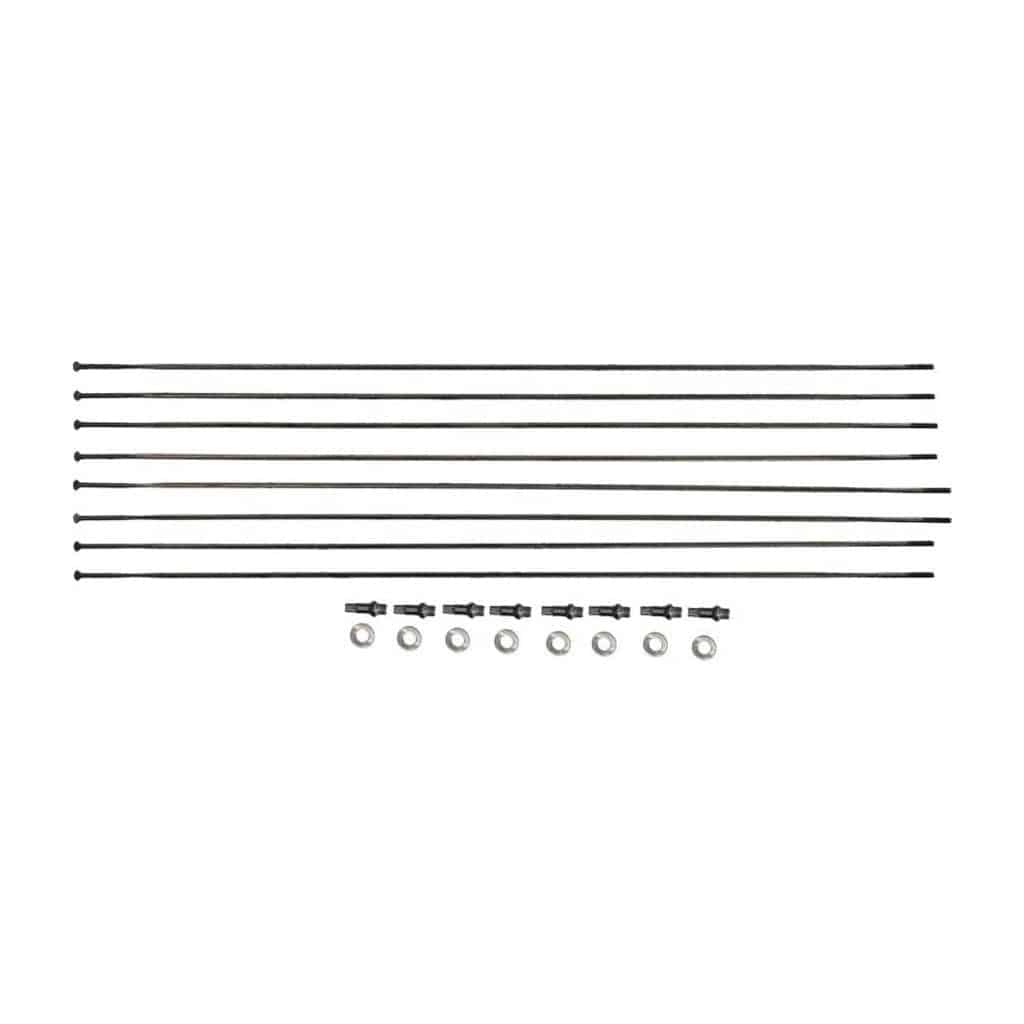 Spaakkit DT Swiss GRC1400 Spline 42 DB 27.5" Voor + Achter Zwart Set a 8 Stuks - Le Coq Wielerartikelen