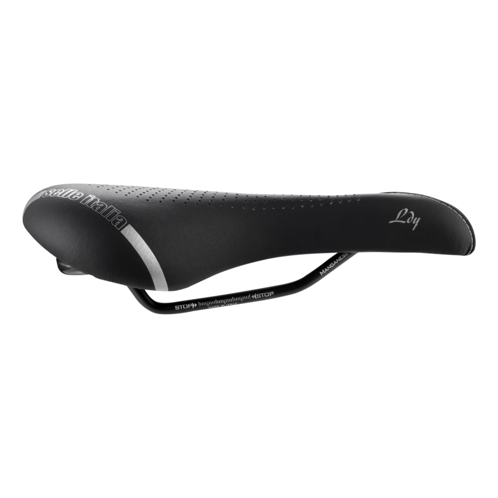 Selle Italia Zadel LADY Gel Flow Manganese L2 Zwart - Le Coq Wielerartikelen