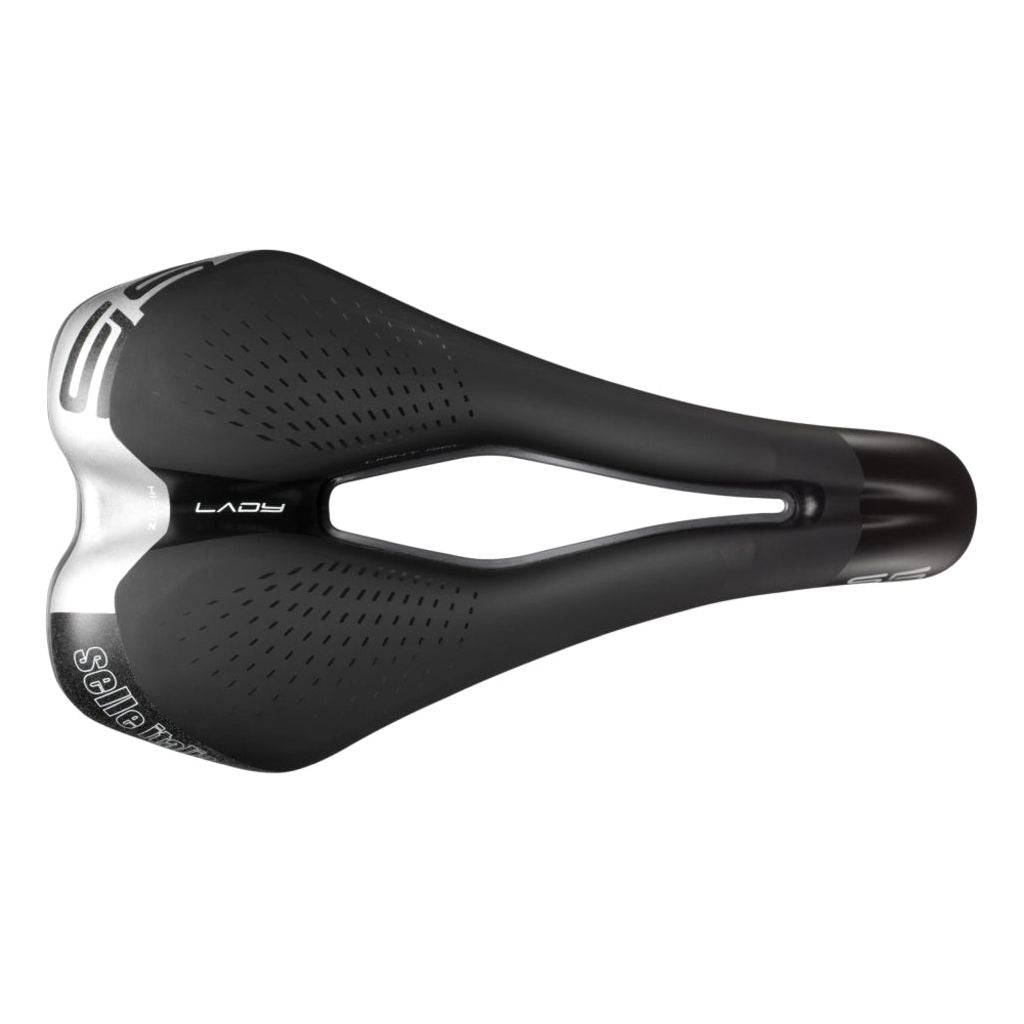 Selle Italia S5 Lady Superflow Zadel Aluminium S3 - Zwart - Le Coq Wielerartikelen