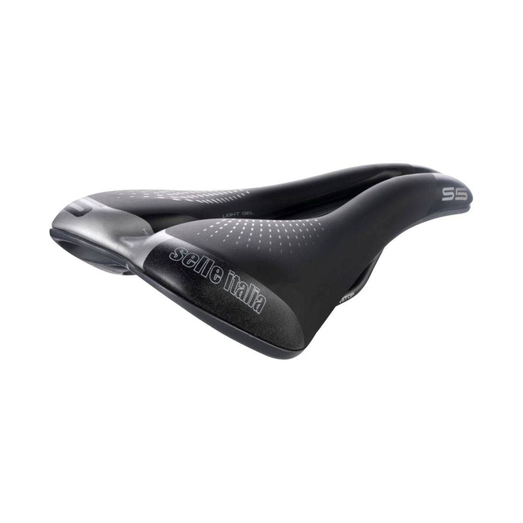 Selle Italia S5 Lady Superflow Zadel Aluminium S3 - Zwart - Le Coq Wielerartikelen