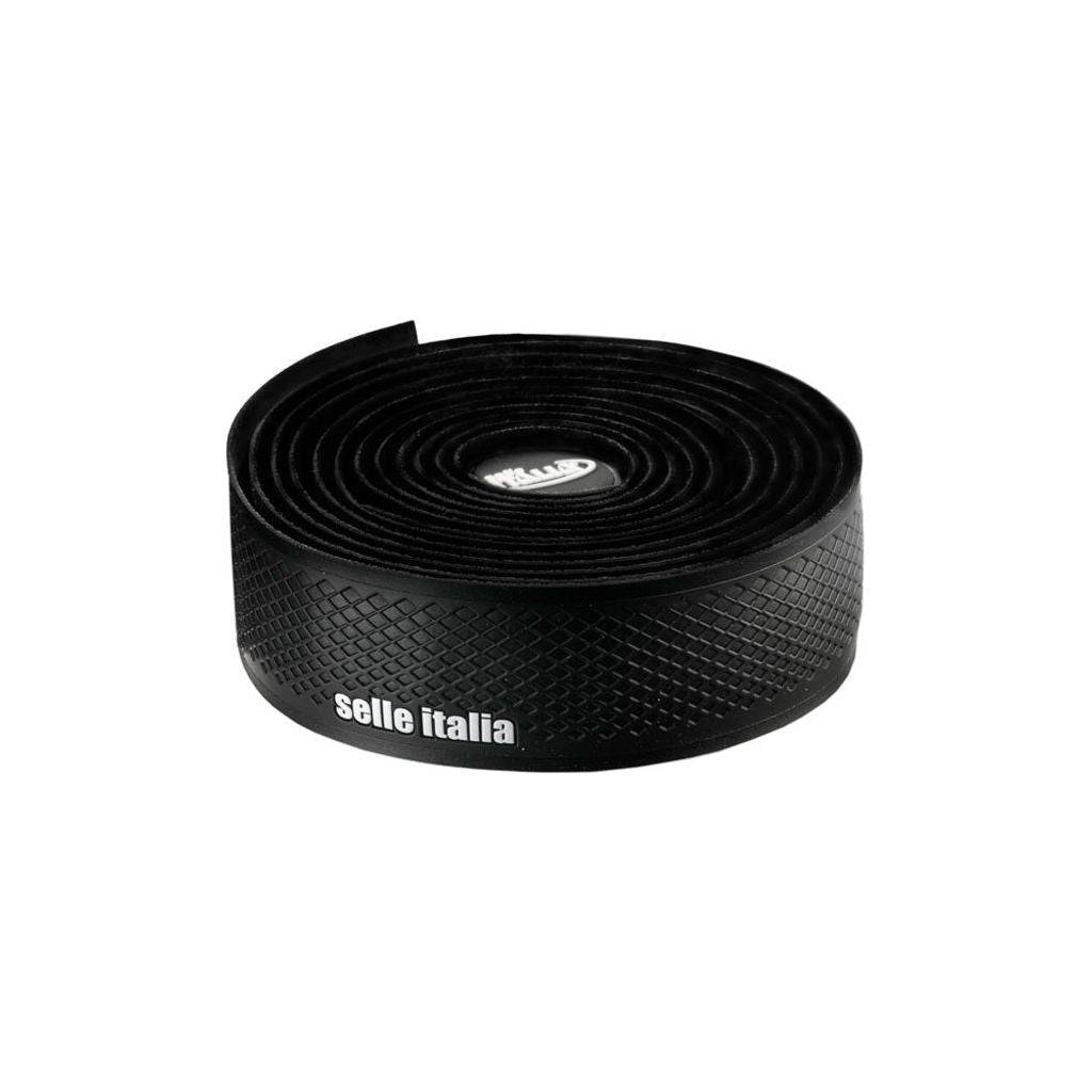 Selle Italia SG-Tape stuurlint met gelpadding, zwart met rode details, comfortabel en gripvast voor racefietsen.