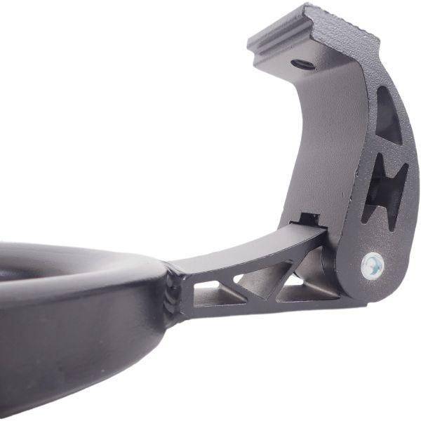 Middenstandaard 28" Edge Double 2-Poot 30Cm Aluminium - Zwart - Le Coq Wielerartikelen