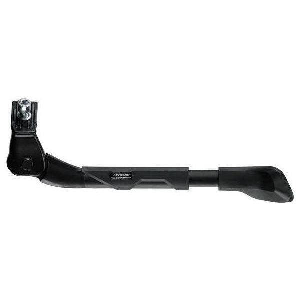 Ursus Standaard King 2 verstelbare standaard voor 24-29 inch schermen, zwart, met stevige constructie en verstelbare arm.
