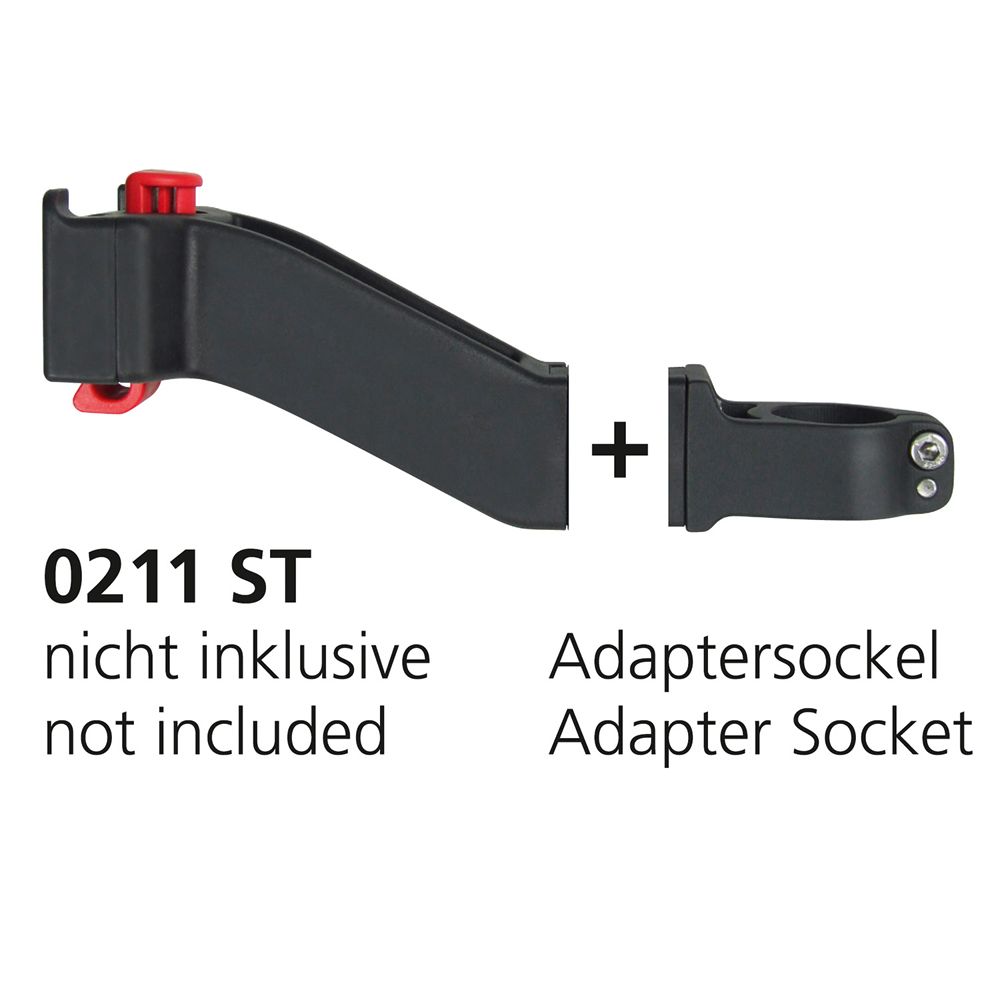 KLICKfix stuurhouder voor fiets, robuust en eenvoudig te bevestigen, geschikt voor het veilig vasthouden van accessoires.
