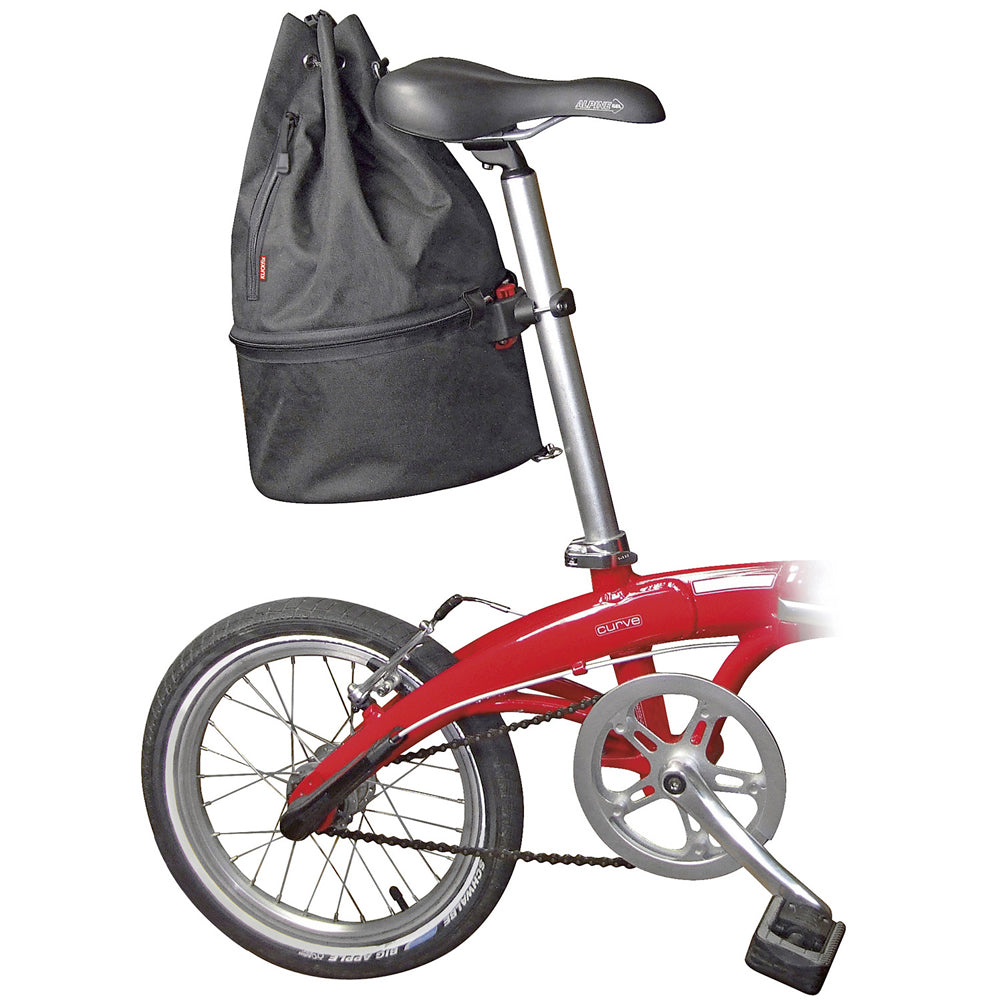 Klickfix Caddy stuuradapter op stuurpen Ø22-36 mm, zwart, geschikt voor fietsaccessoires en montage op stuur.