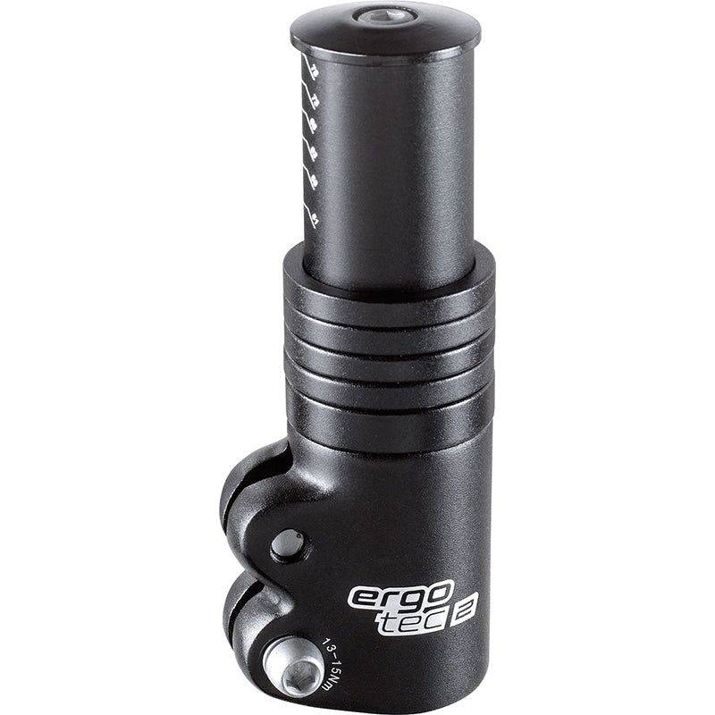Stuurpen Verlenger Ergotec Ahead 3 - 1-1/8" Al6061 T6 - Zwart - Le Coq Wielerartikelen