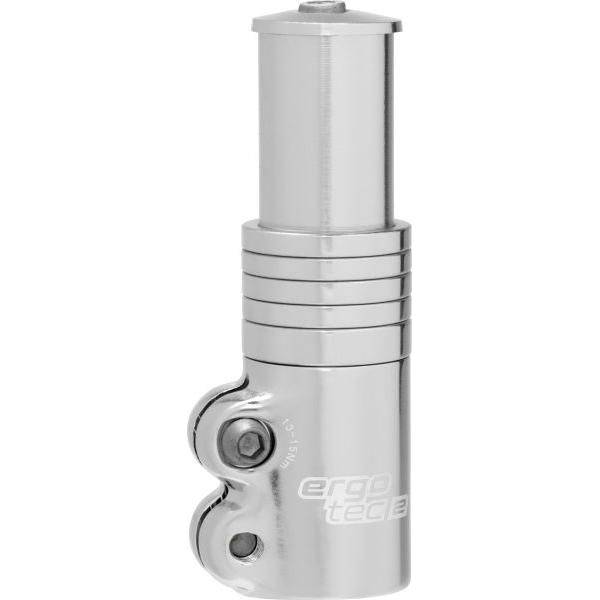 Ergotec Stuurpen Verlenger Ahead 3 - 1-1/8" Al6061 T6 - Zilver - Le Coq Wielerartikelen