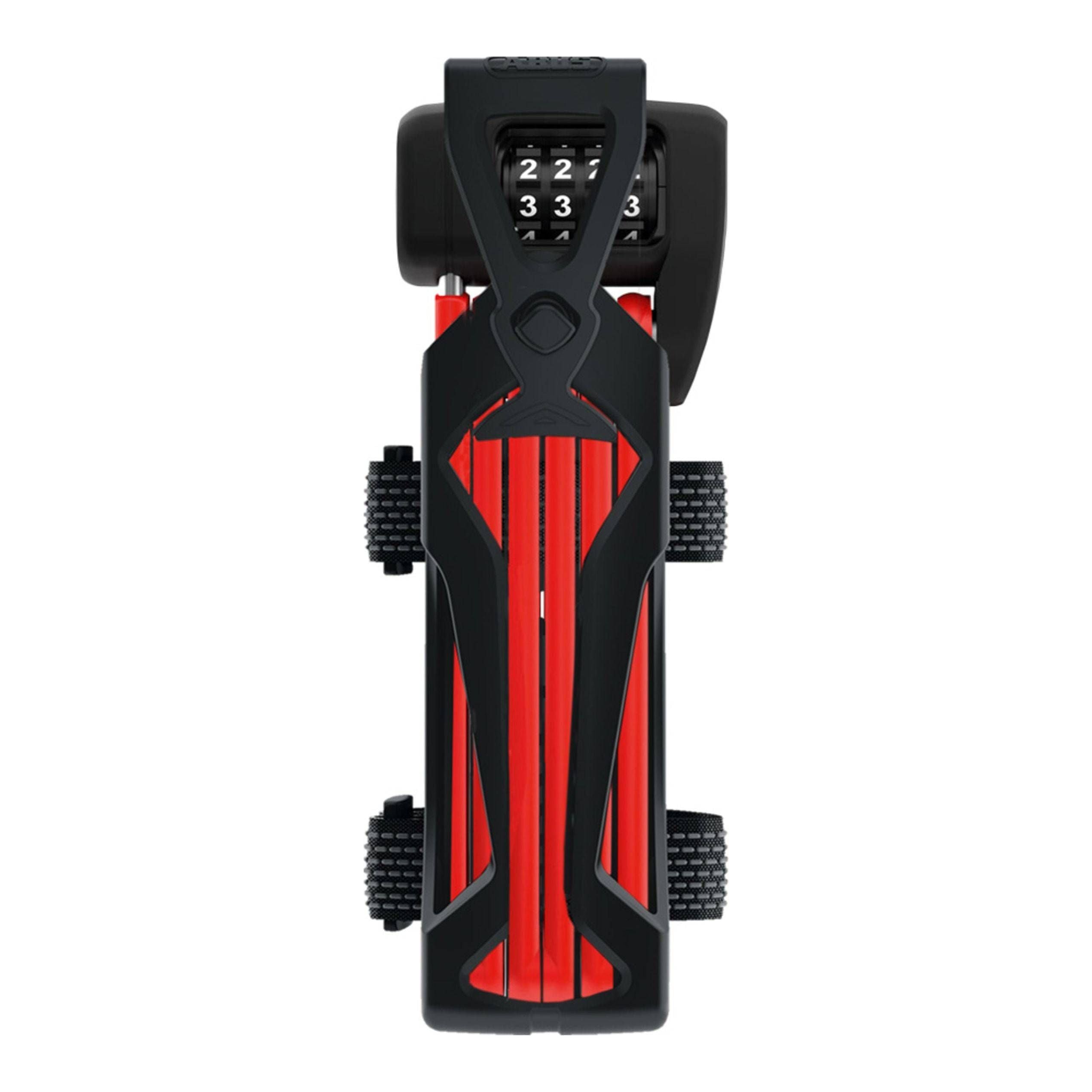 Abus Bordo Lite 6055C SH vouwslot met cijfercode en houder, 85 cm lang, beveiligingsfietsslot voor fietsbeveiliging