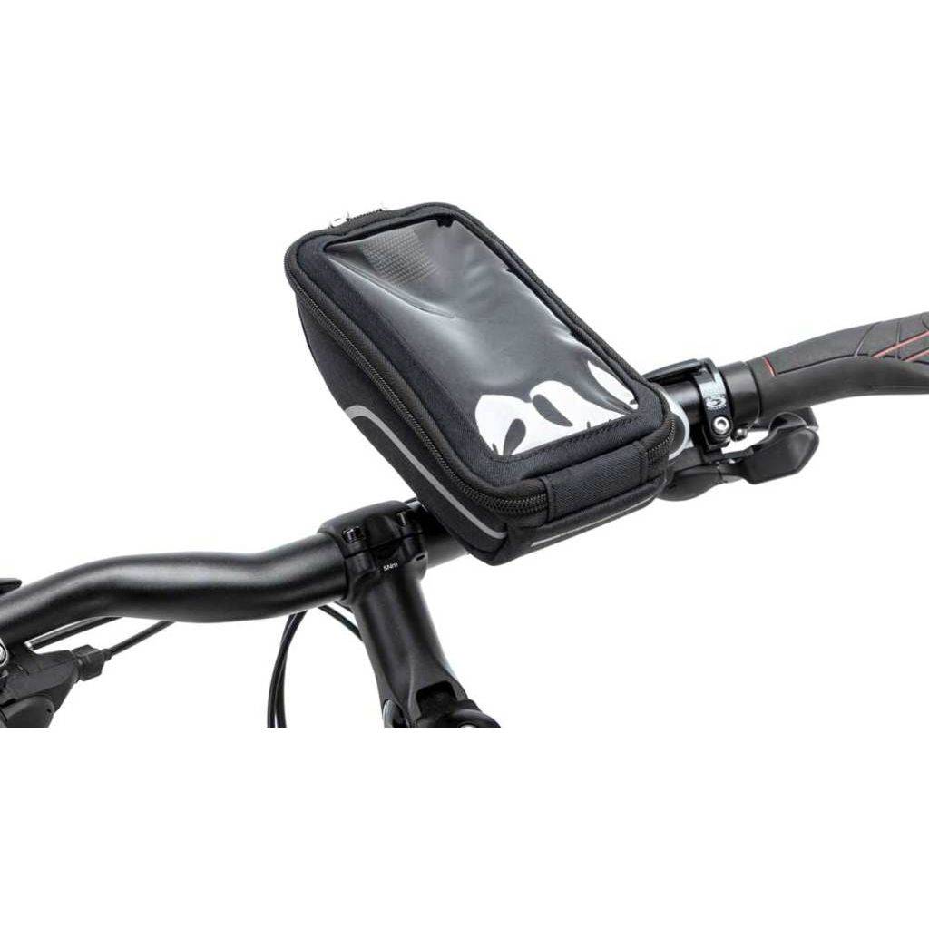 Telefoontas New Looxs Sports Phone Klickfix Quad System 0.6 Liter Black - Le Coq Wielerartikelen