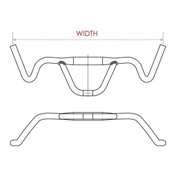 Satori Stuur Mtb Firebird Ø31.8Mm / 440Mm - Mat Zwart - Le Coq Wielerartikelen
