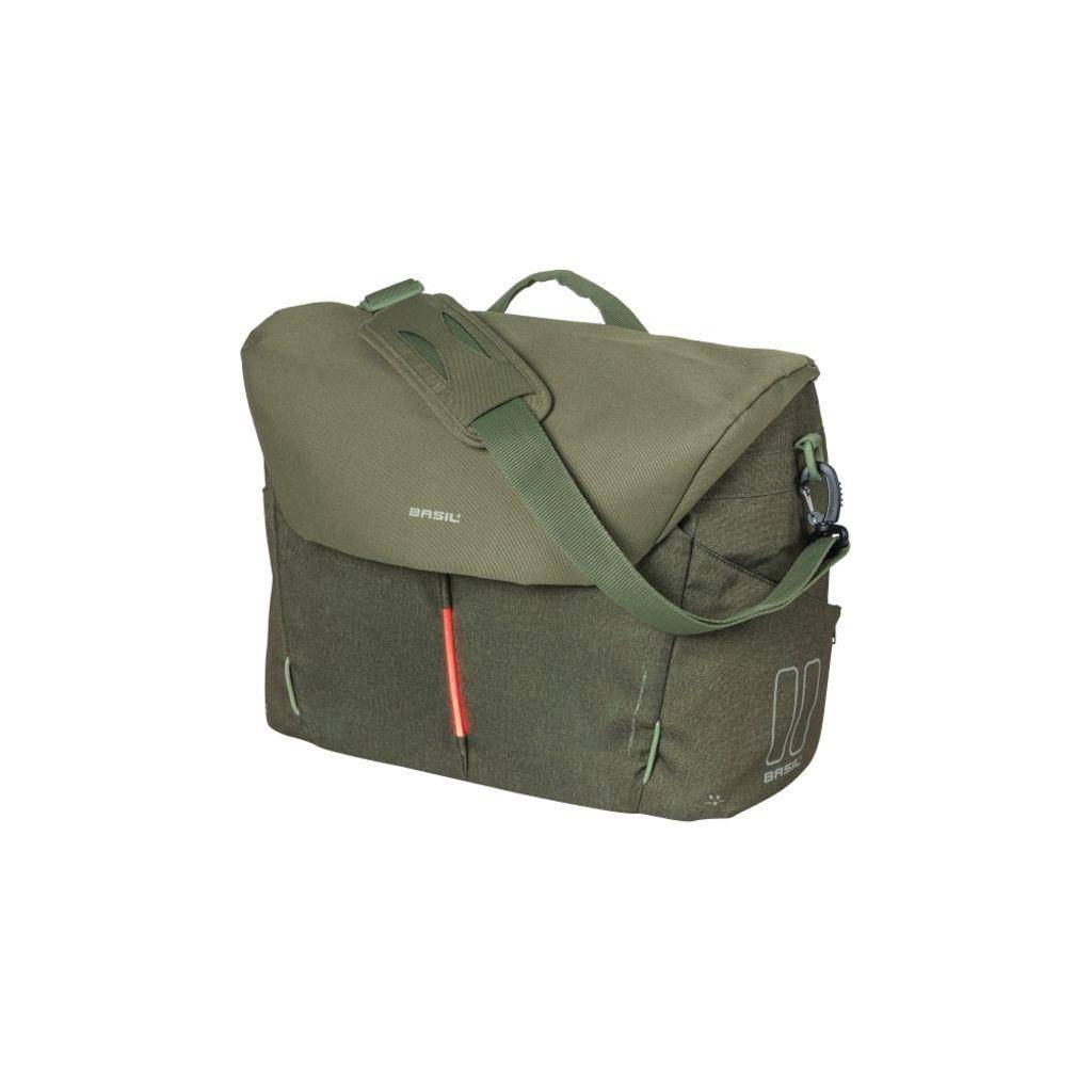 Laptoptas Basil B-Safe Olive Green 17 Liter Nordlicht - Le Coq Wielerartikelen