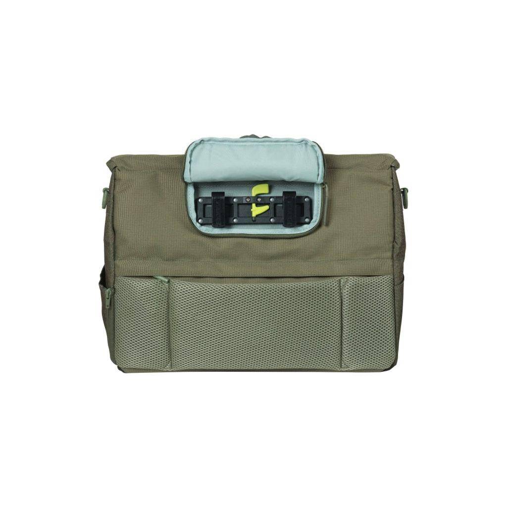 Laptoptas Basil B-Safe Olive Green 17 Liter Nordlicht - Le Coq Wielerartikelen
