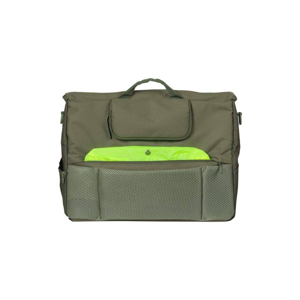 Laptoptas Basil B-Safe Olive Green 17 Liter Nordlicht - Le Coq Wielerartikelen