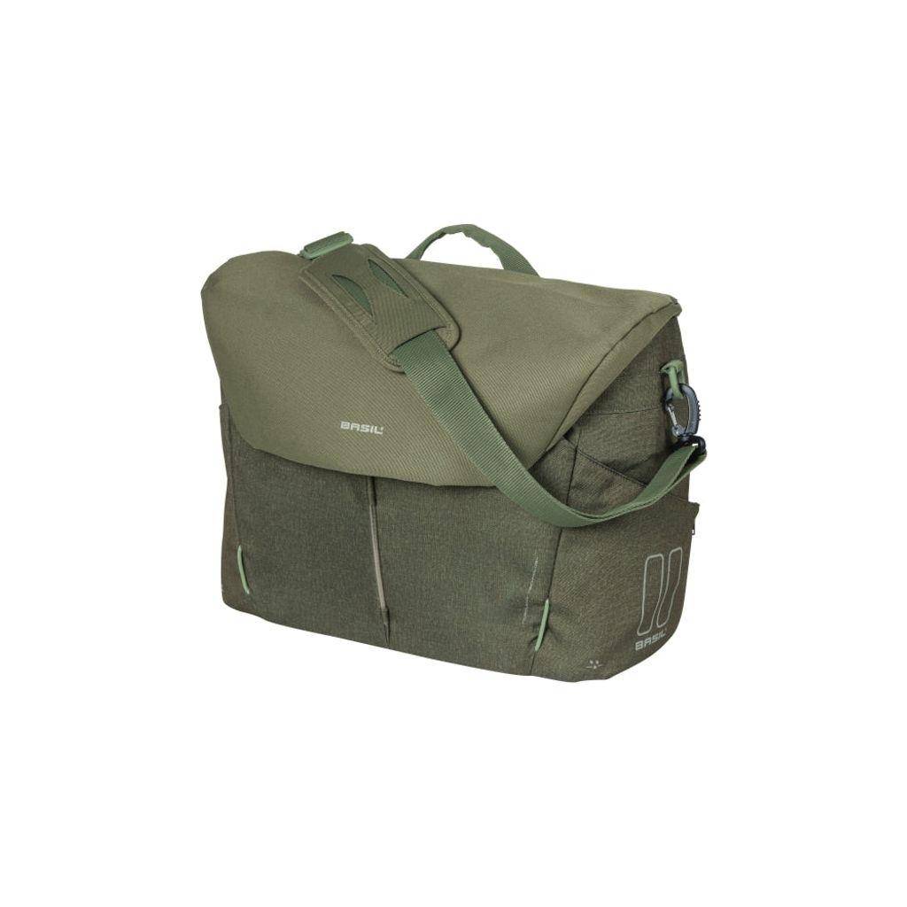 Laptoptas Basil B-Safe Olive Green 17 Liter Nordlicht - Le Coq Wielerartikelen