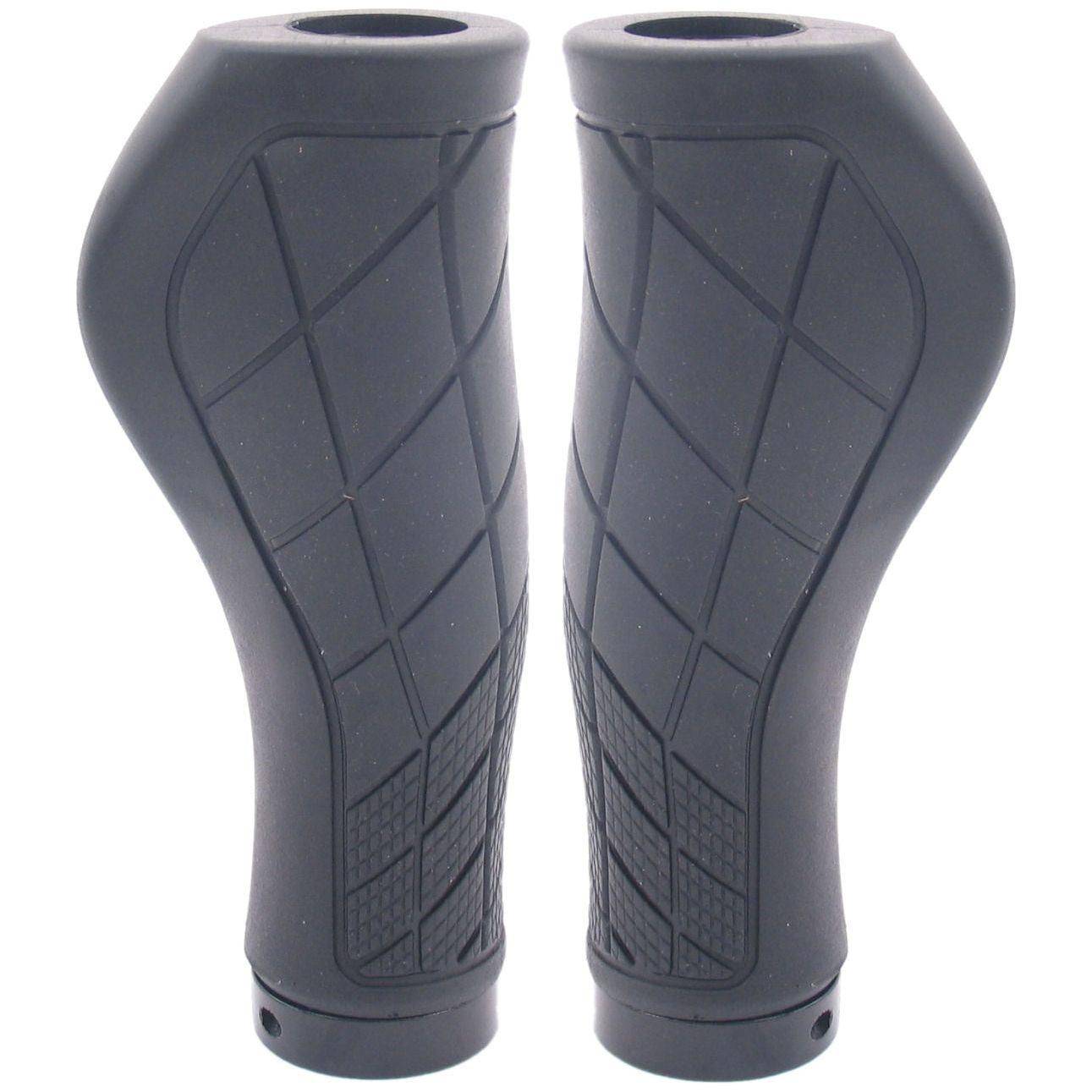 Edge Handvatten Ergocity Met Lockring - 2*136Mm - Zwart (Op Kaart) - Le Coq Wielerartikelen