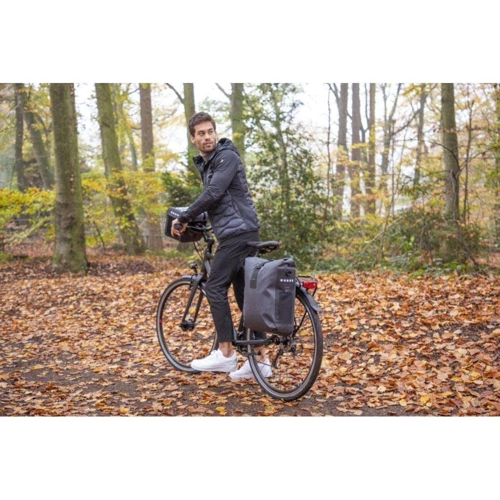 New Looxs Fietstas Varo Single 20 Liter 28 X 43 X 17 Cm - Grijs - Le Coq Wielerartikelen