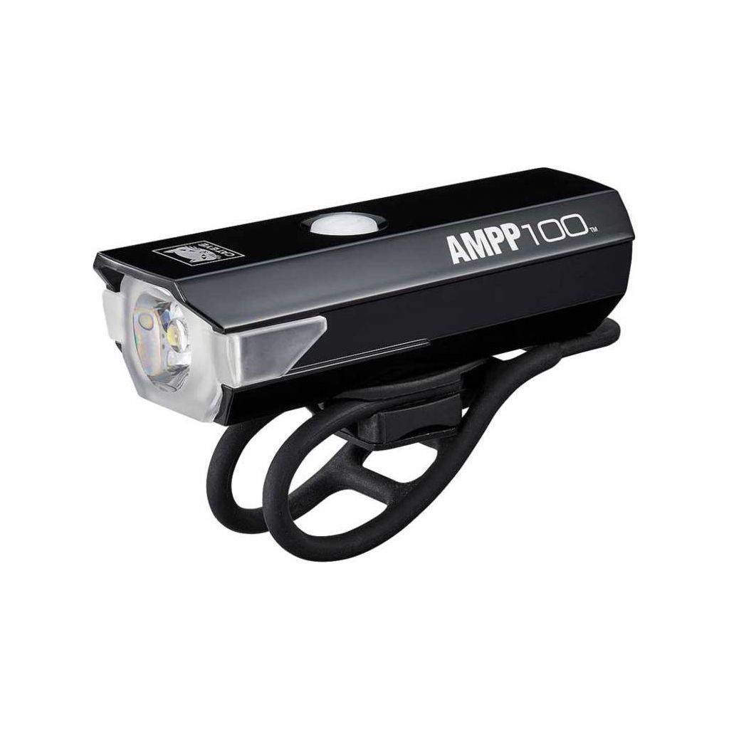 Koplamp Cateye Ampp100 Hl-El041Rc Led Usb Oplaadbaar Accu Zwart - Le Coq Wielerartikelen