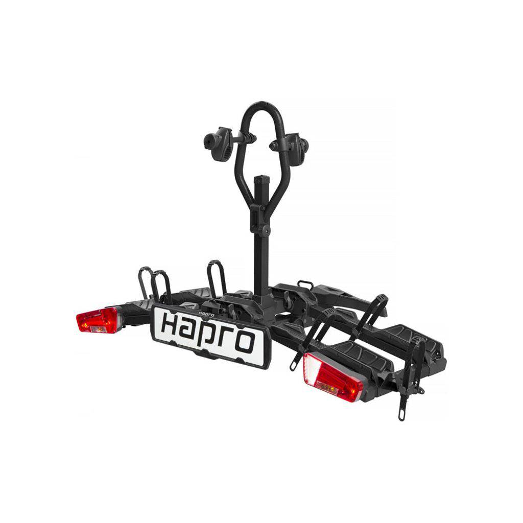 Fietsendrager Hapro Atlas Xfold II 2F 13-Polig Kantelbaar Zwart - Le Coq Wielerartikelen