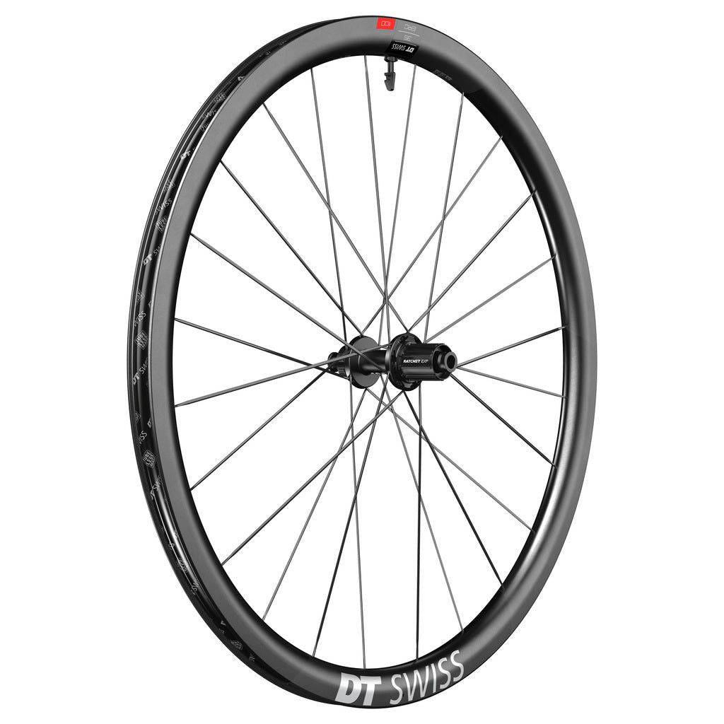 Achterwiel 28" DT Swiss ERC1100 Dicut 35 DB SH 10/11V Disc CL Carbon Zwart - Le Coq Wielerartikelen