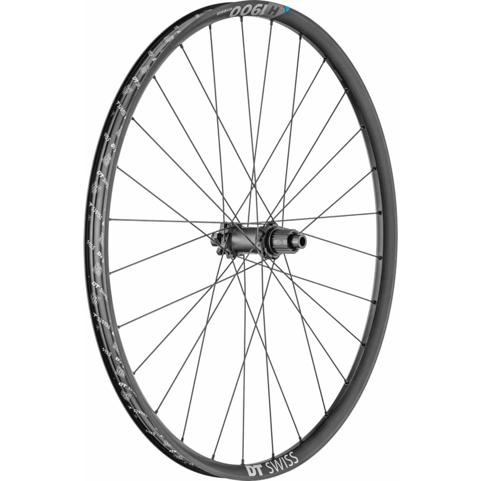 Achterwiel 29" DT Swiss H1900 Spline 30 SH 12V Boost Disc IS Aluminium Zwart - Le Coq Wielerartikelen