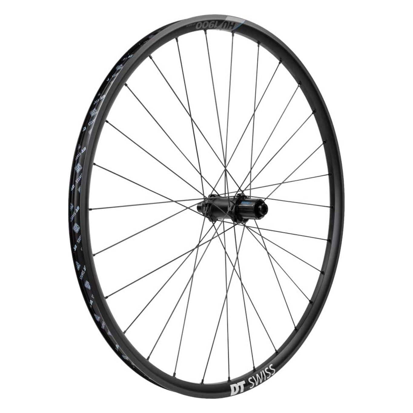 Achterwiel 29" DT Swiss HU1900 Spline 25 SH 10/11V Boost Disc CL Aluminium Zwart - Le Coq Wielerartikelen