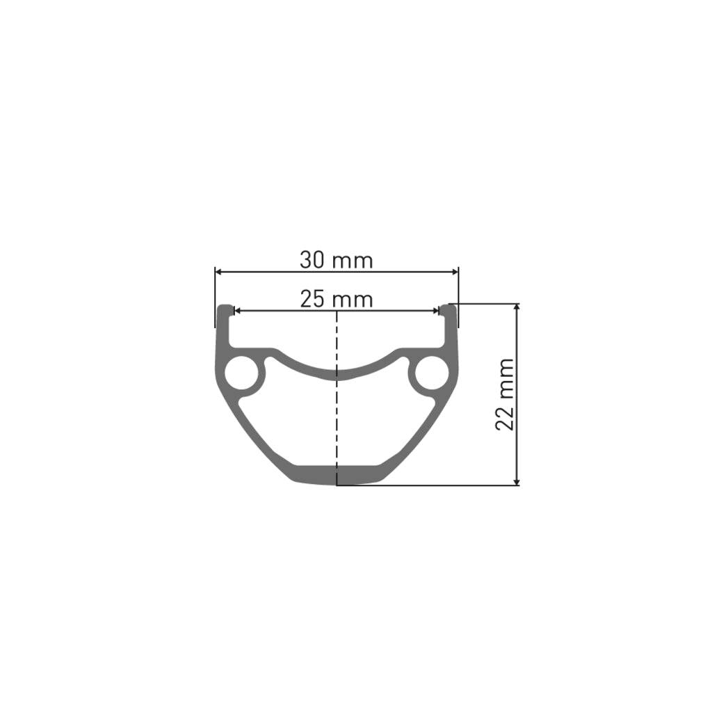 Achterwiel 29" DT Swiss HU1900 Spline 25 SH 12V Boost Disc CL Aluminium Zwart - Le Coq Wielerartikelen