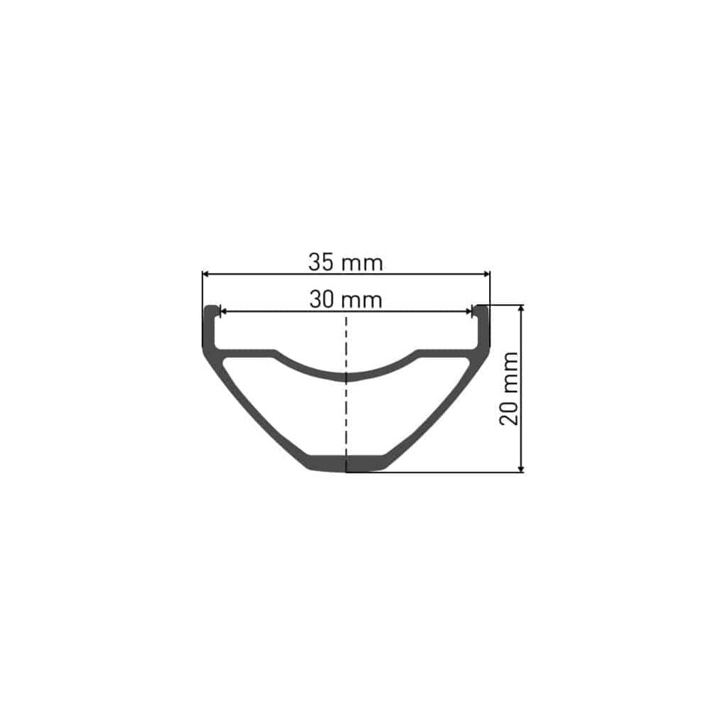 Achterwiel 27.5" DT Swiss M1900 Spline 30 SH 10/11V Boost Disc CL Aluminium Zwart - Le Coq Wielerartikelen