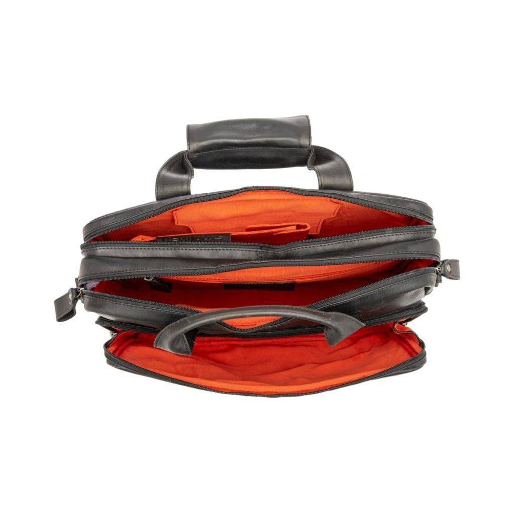 New Looxs Fietstascali 17 Liter 40 X 15 X 31 Cm - Gemaakt Van Luxe Leder - Le Coq Wielerartikelen