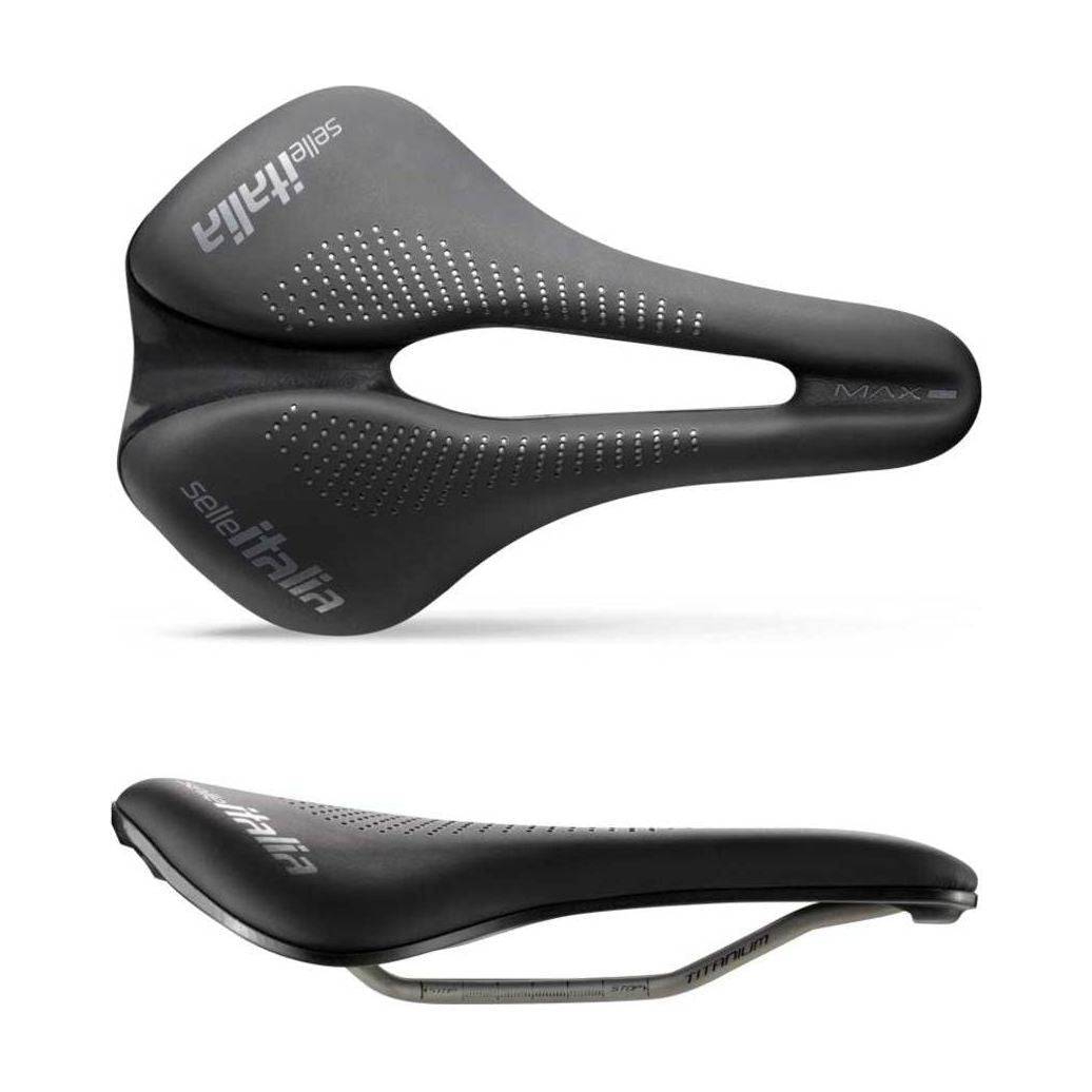 Selle Italia Fietszadel Max Novus Boost Evo Superflow Titanium L3 Grijs - Le Coq Wielerartikelen
